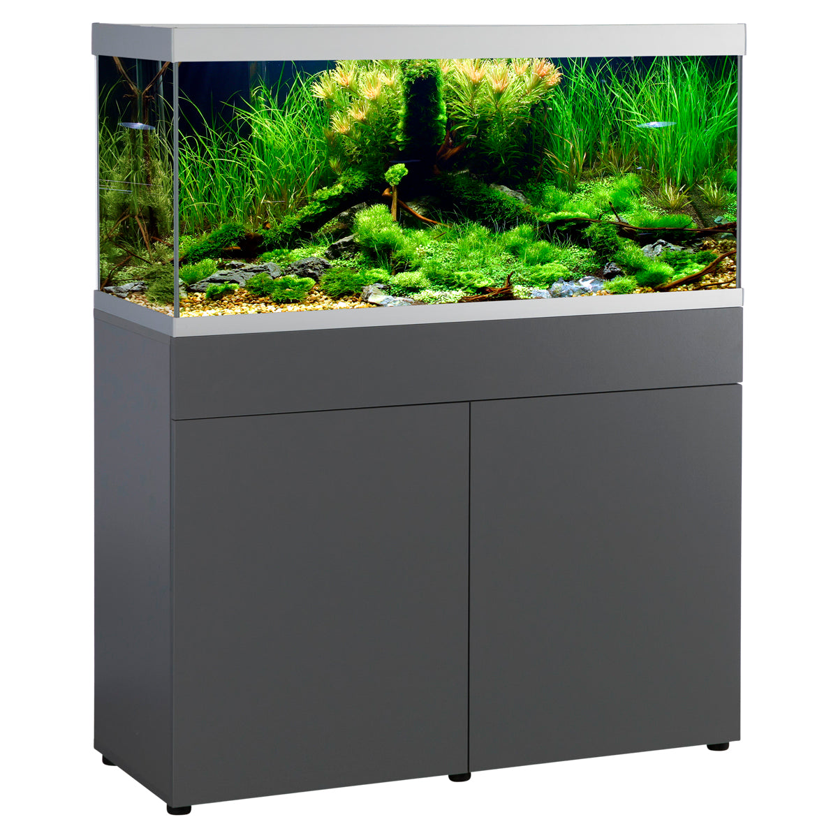 ELEMENT Akvarium inkl. møbel, grå, 180 liter
