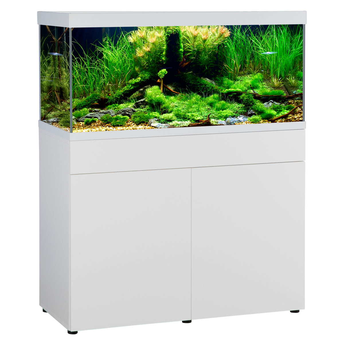 ELEMENT Akvarium inkl. møbel, hvid, 180 liter