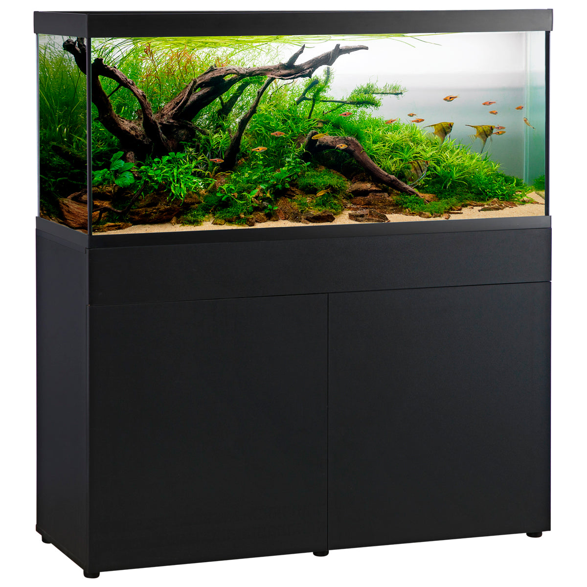 ELEMENT Akvarium inkl. møbel, sort, 240 liter